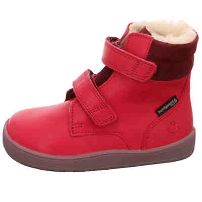 Jungen Schnürhalbschuhe Basil Tex Klettboots Kinderschuhe Glattleder uni Halbschuhe 2