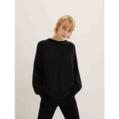 Pullover & Strickjacken Basic Strickpullover mit Stehkragen Pullover