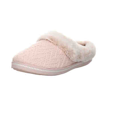 Damen Hausschuhe Slipper Cosy Campfire Hausschuh Gemütlich Puschen Textil uni Hausschuhe