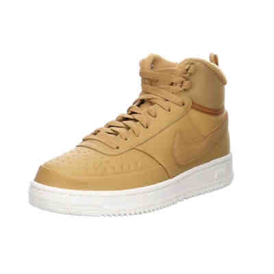 Herren Sneaker Schuhe Court Vision Sneaker Sport Halbschuhe Leder-/Textilkombination uni Sneakers High