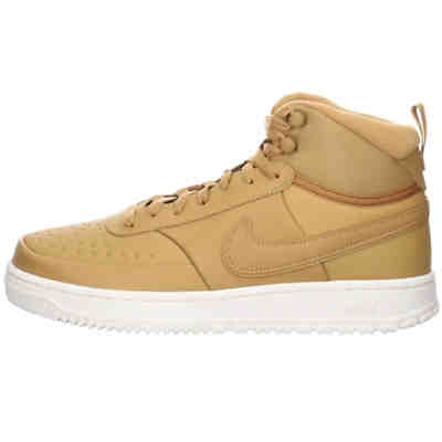 Herren Sneaker Schuhe Court Vision Sneaker Sport Halbschuhe Leder-/Textilkombination uni Sneakers High 2
