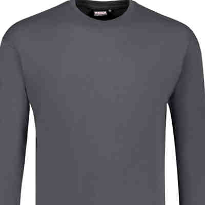 Langarmshirt für Herren COMFORT FIT von mit Rundhalsausschnitt bis Übergröße 12XL 2