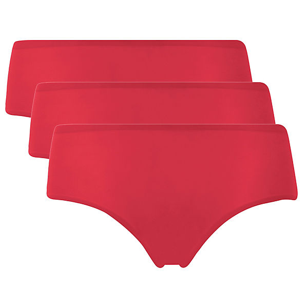 Damen Shorty, 3er Pack - SoftStretch, nahtlos, unsichtbar, Einheitsgröße 36-44 Slips