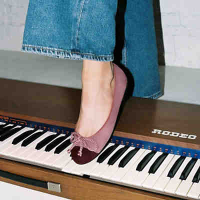 Rosario Deluxe Ballerina mit runder Zehenpartie