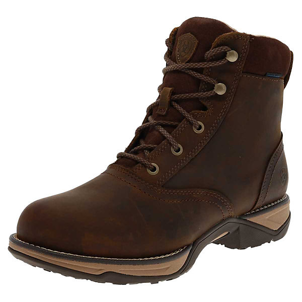 ANTHEM DISTRESS ROUND TOE LACER H20 Braun