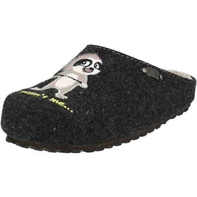Kinder Schuhe 542-335 Pantoffeln Clogs Hausschuhe "It wasn´t me" Grey Hausschuhe