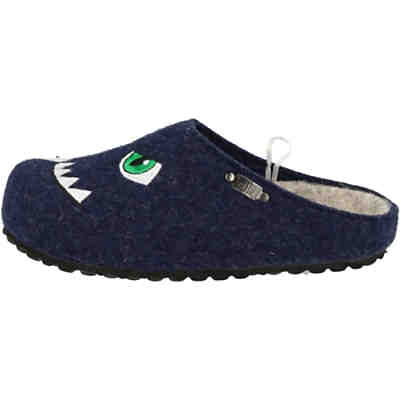 Jungen Schuhe 542-339 Pantoffeln Clogs Hausschuhe Monster Navy Hausschuhe 2