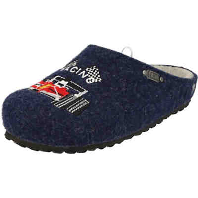 Jungen Schuhe 542-342 Pantoffeln Clogs Hausschuhe Racing Navy Hausschuhe