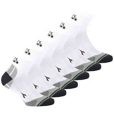 Unisex Quarter Sportsocken, 6er Pack - Socken, Logo, Muster Sportsocken