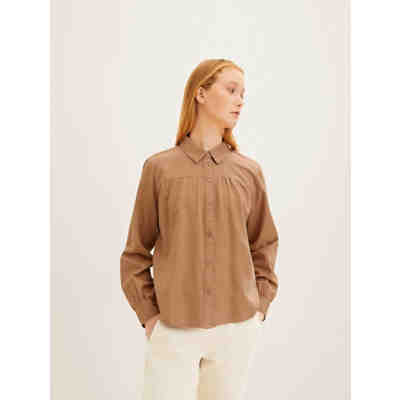 Blusen & Shirts Bluse mit Raffung Kurzarmblusen 2