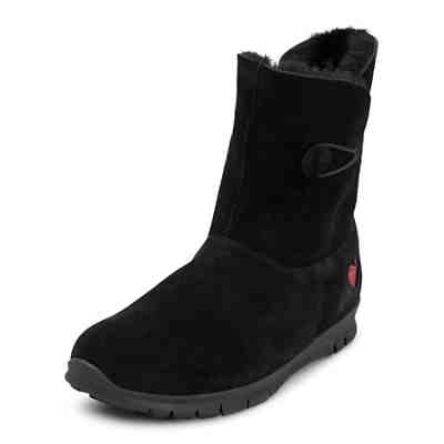 Stiefelette Veloursleder Supersoft Damenschuhe Stiefelette Veloursleder