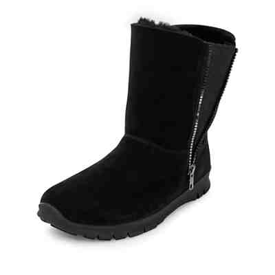 Stiefelette Veloursleder Supersoft Damenschuhe Stiefelette Veloursleder