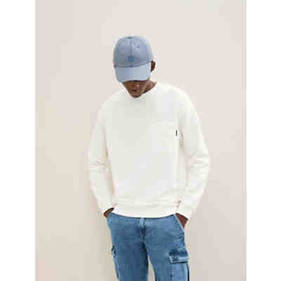 Strick & Sweatshirts Strukturiertes Sweatshirt mit Brusttasche Sweatshirts