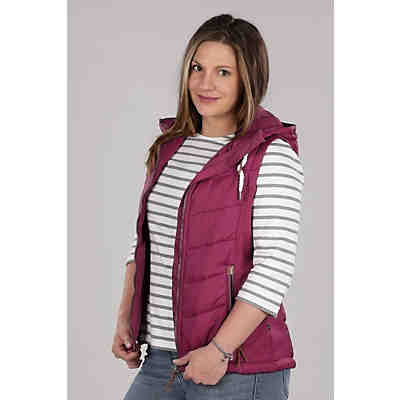 Weste Malente mit verstellbarer Kapuze - Steppweste wind- und wasserabweisend wild berry 2