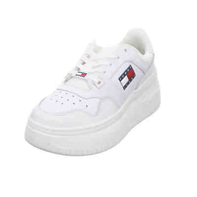 Damen Sneaker Schuhe Basket Wmn Sneaker Sport Halbschuhe Logoschriftzug Leder-/Textilkombination uni Sneakers Low