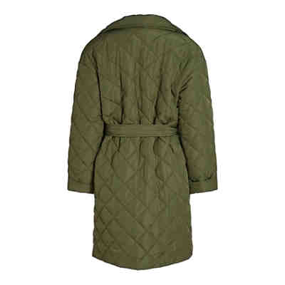 Leicht Wattierter Übergangsmantel Longline Steppjacke VICHRIS 2