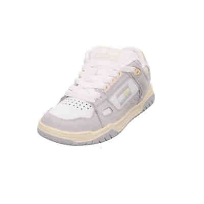Damen Schnürhalbschuhe Skate Low Sneaker Freizeit Sport Schuhe Leder-/Textilkombination uni Schnürschuhe