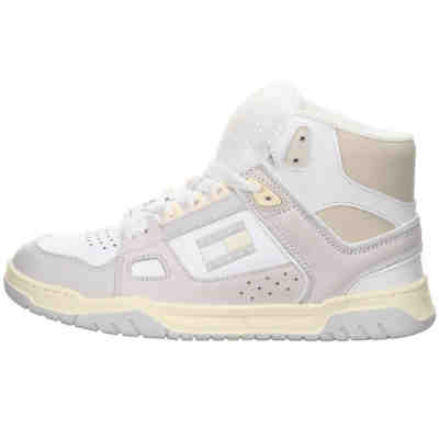Damen Sneaker Schuhe Skate Mid Sneaker Sport Halbschuhe Glattleder gemustert Sneakers High 2