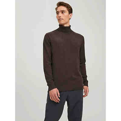 Dünner Rollkragen Strickpullover Rundhals Basic Sweater JJEEMIL