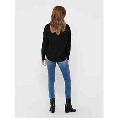 Dünner Strick Pullover Langarm Stretch Sweater Basic ONLCAVIAR 2