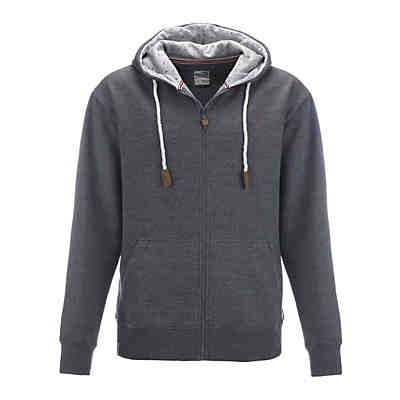 Kapuzenjacke mit Eingrifftaschen - Sweatjacke mit Kapuze (16) marine