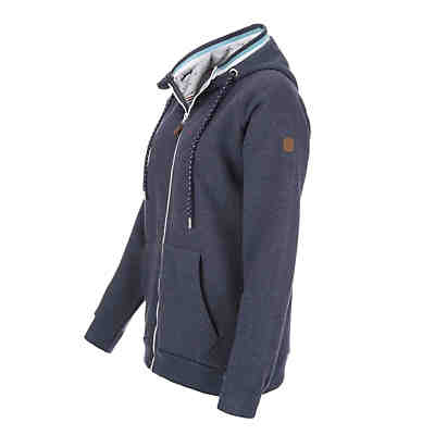 Sweatjacke mit Kapuze - Jacke mit Reißverschluss und Eingrifftaschen (16) marine 2
