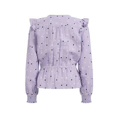 Mädchen-Wickelbluse mit Muster Blusentops für Mädchen 2