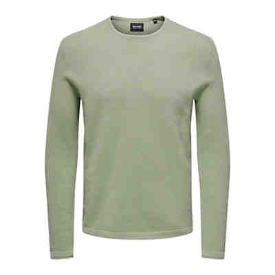 Dünner Langarm Strickpullover Rundhals Basic Sweater ONSPANTER