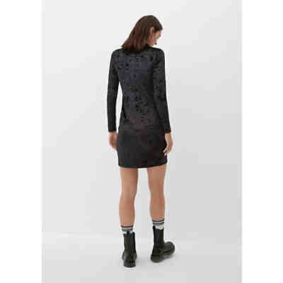 Samtkleid mit Raffdetail Jerseykleider 2
