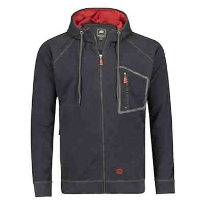 Herren Sweatjacke von Serie "Michael" mit Kapuze in Übergrößen bis 14XL