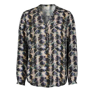 Cartoon Casual-Bluse mit Muster
