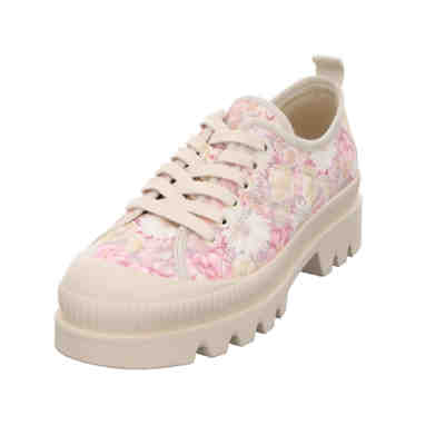 Damen Schnürhalbschuhe Stormie Sneaker Freizeit Sport Schuhe Textil uni Schnürschuhe