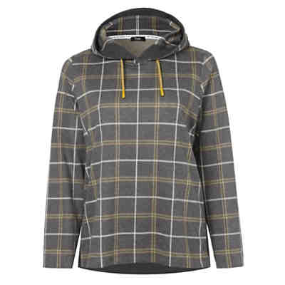 Kapuzensweatshirt Modisches Kapuzensweatshirt mit kariertem Allover-Muster