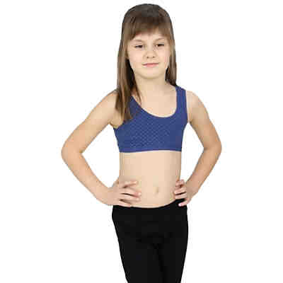 Mädchen Bustier mit breiten Trägern 5er Pack für Mädchen 2