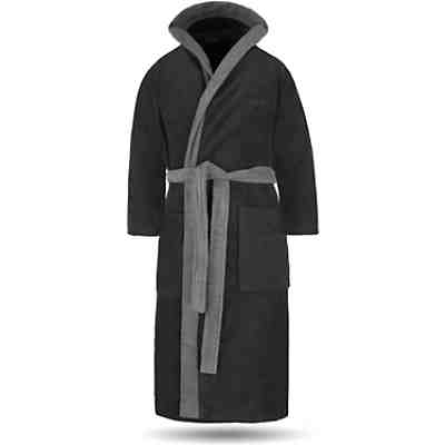 Damen Baumwoll-Bademantel mit Frottee, zweifarbig - OEKO-TEX® 100 Bademäntel