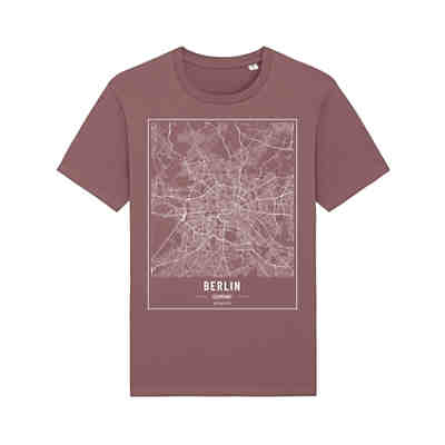 T-Shirt City maps Berlin Landkarte T-Shirts