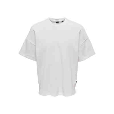 Weites Rundhals T-Shirt Kurzarm Basic Shirt ONSBERKELEY