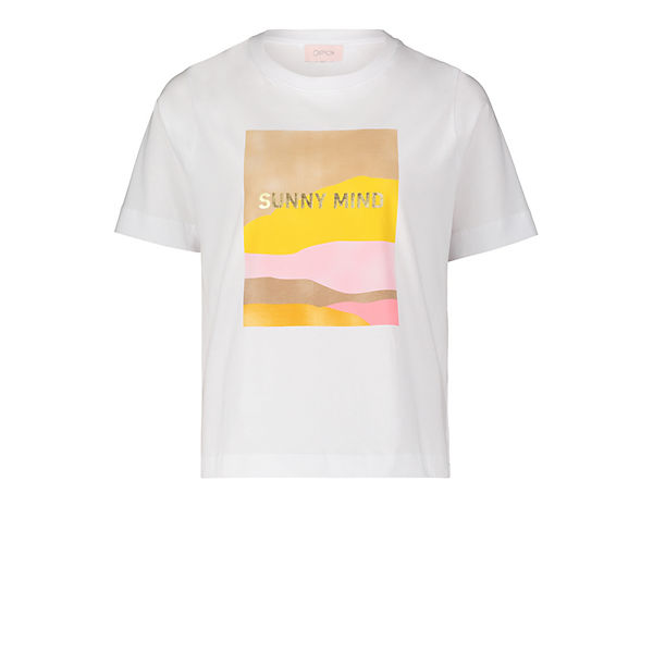 Cartoon Printshirt mit Rundhalsausschnitt