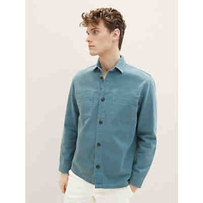 Blusen & Shirts Overshirt Langarmhemden