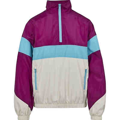 Ladies 3-Tone Stand Up Collar Pull Over Jacket Übergangsjacken