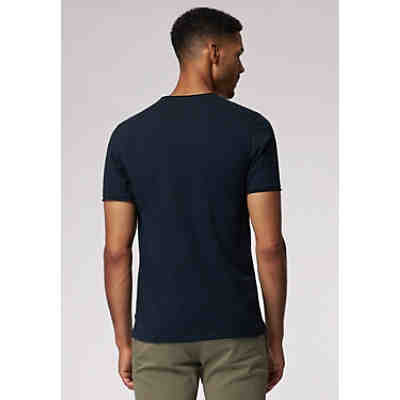 Rundhalsshirt Mit Brusttasche - Leinenanteil T-Shirts 2