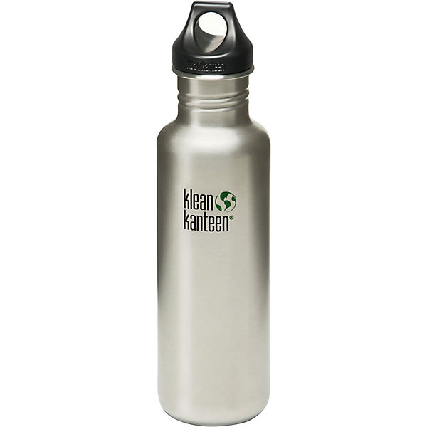Edelstahl-Trinkflasche klean kanteen® CLASSIC brushed stainless, 800 ml, Loop Cap