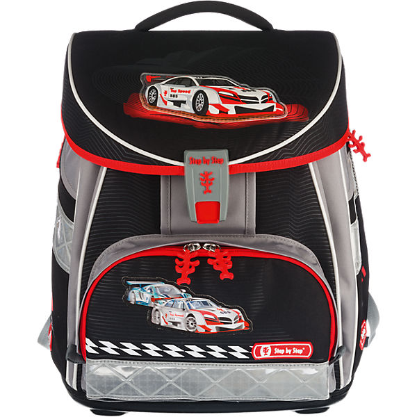 Step by Step Schulranzenset COMFORT Racer, 4-tlg. - Kollektion 2017