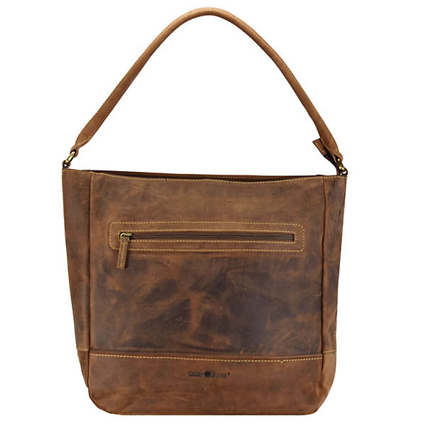 Greenburry Vintage Schultertasche Leder 33 cm