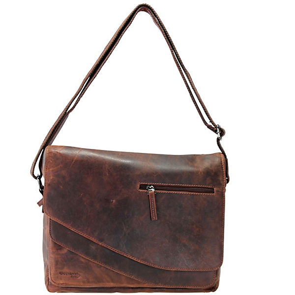 Greenland Montana Umhängetasche Leder 35 cm