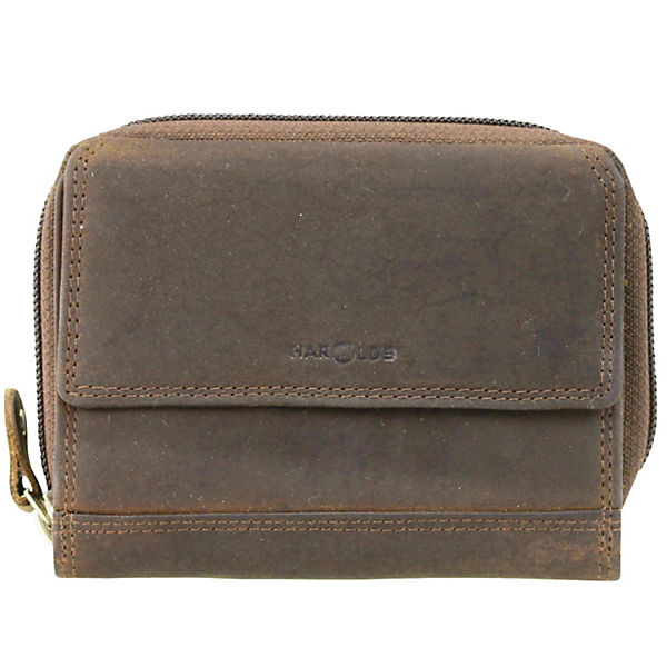 Harold's Antik Geldbörse Leder 11 cm