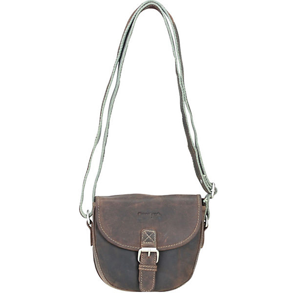 Greenland Stone Umhängetasche Leder 18 cm