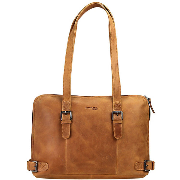 Greenland Nature Light Shopper Tasche Leder 38 cm