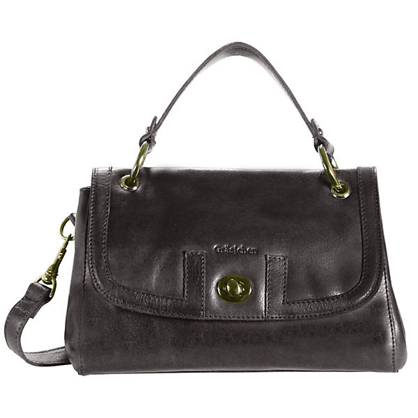 Gräs|chen Retrocharme Grashüpfer Handtasche Leder 27 cm