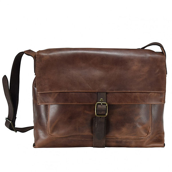 Harold's Stag Umhängetasche Leder 40 cm Laptopfach